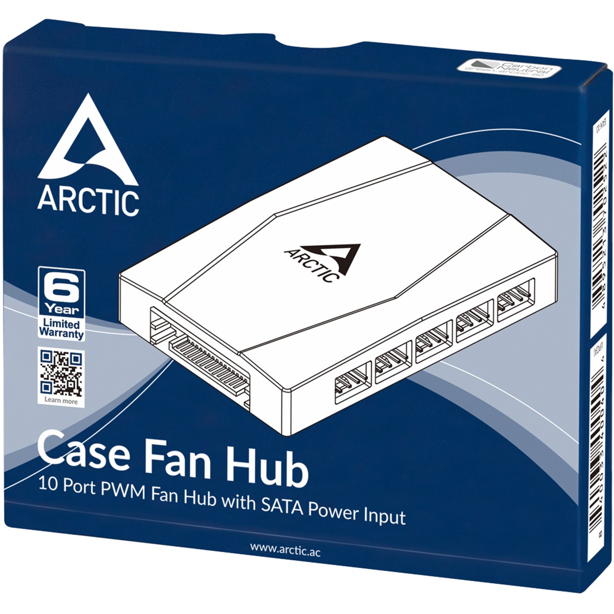Arctic Case Fan Hub - PWM Sharing Hub for PC fans - 10 outputs - SATA Power - Image 7