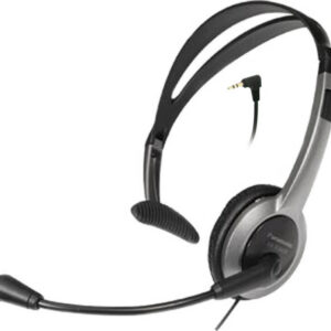 Wired Headset Panasonic RP-TCA430 Black 2.5mm compatible with Panasonic, Philips, Gigaset Dect