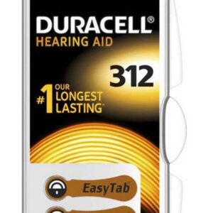 Hearing Aid Batteries Duracell 312 Activair 1.45V Pcs. 6