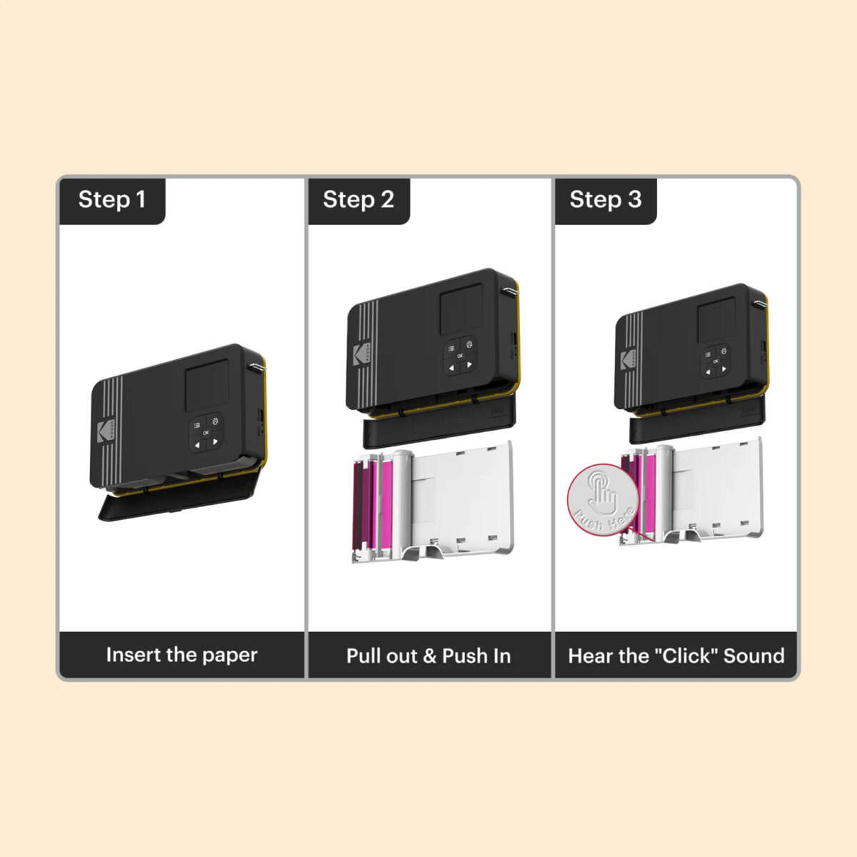 Kodak 30 Photo Cartridge for Mini Shot Combo Printers and Cameras C210/C210R (5.3 x 8.6 cm) - Image 4