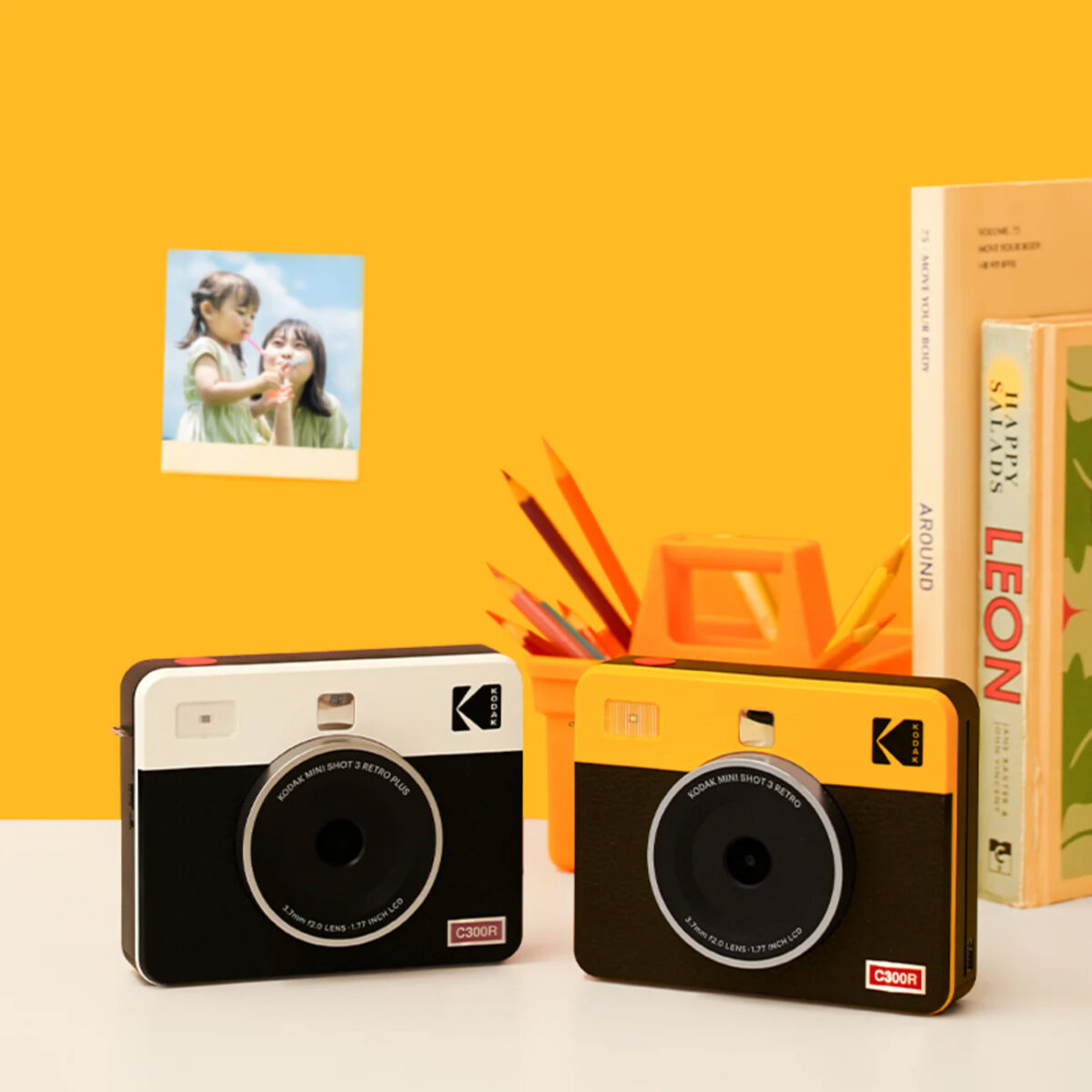 Kodak Mini Shot 3 Retro -Instant Camera & Photo Printer (7.6 x 7.6 cm) iOS & Android BT + 8 Sheets - Image 2