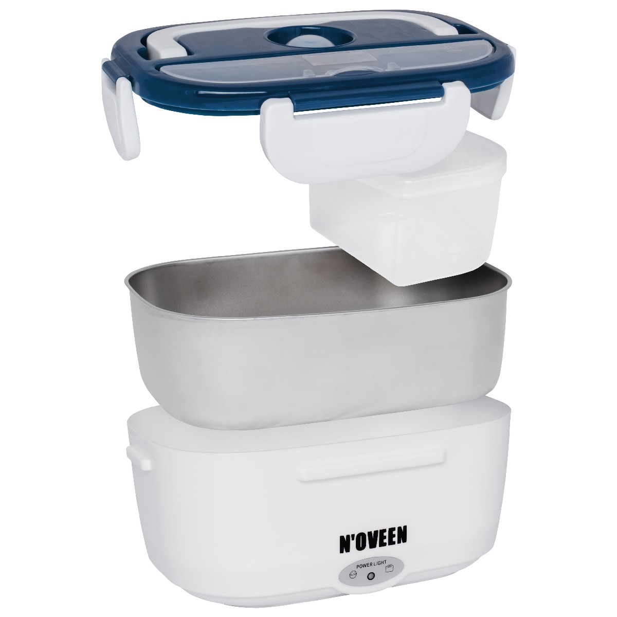 Lunch Box N'OVEEN LB430 40W INOX Interior Quick Heater 40W Dark Blue - Image 3
