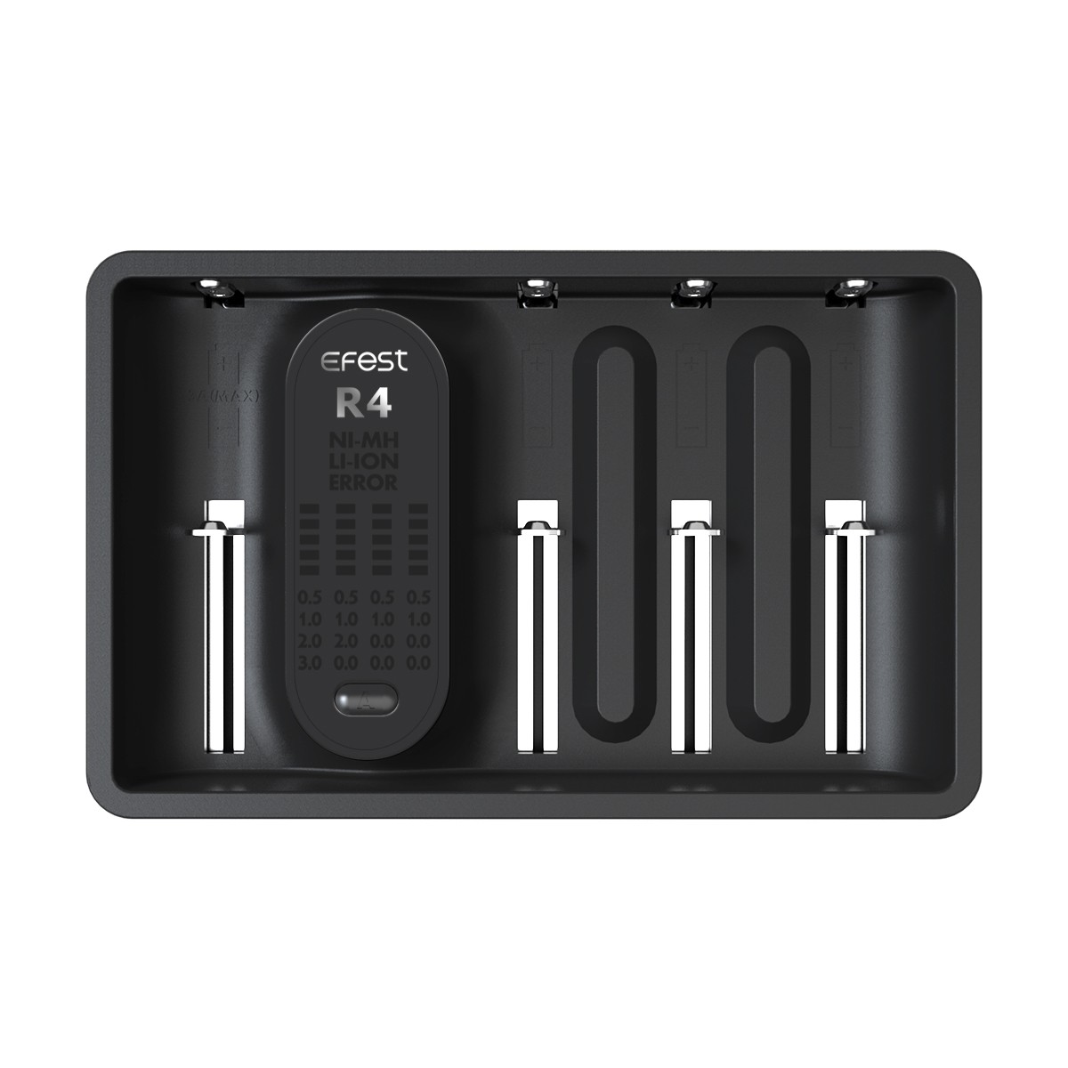 Efest iMate R4 3A Battery Charger with 4 Positions LED Display Compatible with Batteries 18650 20700/21700 - Image 3
