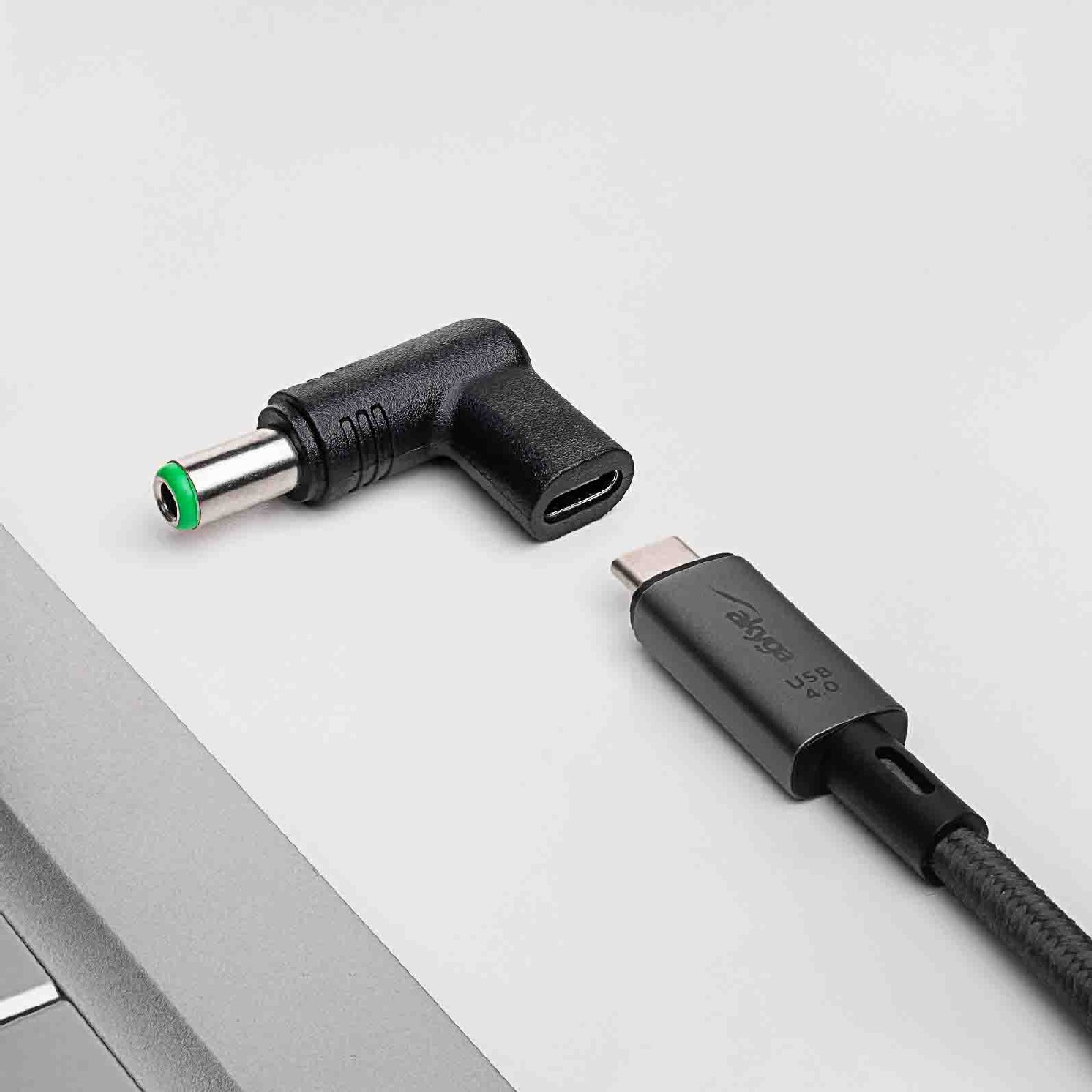 Adapter Universal for Notebook Akyga AK-ND-C18 USB-C / 6.3 x 3.0mm - Image 3