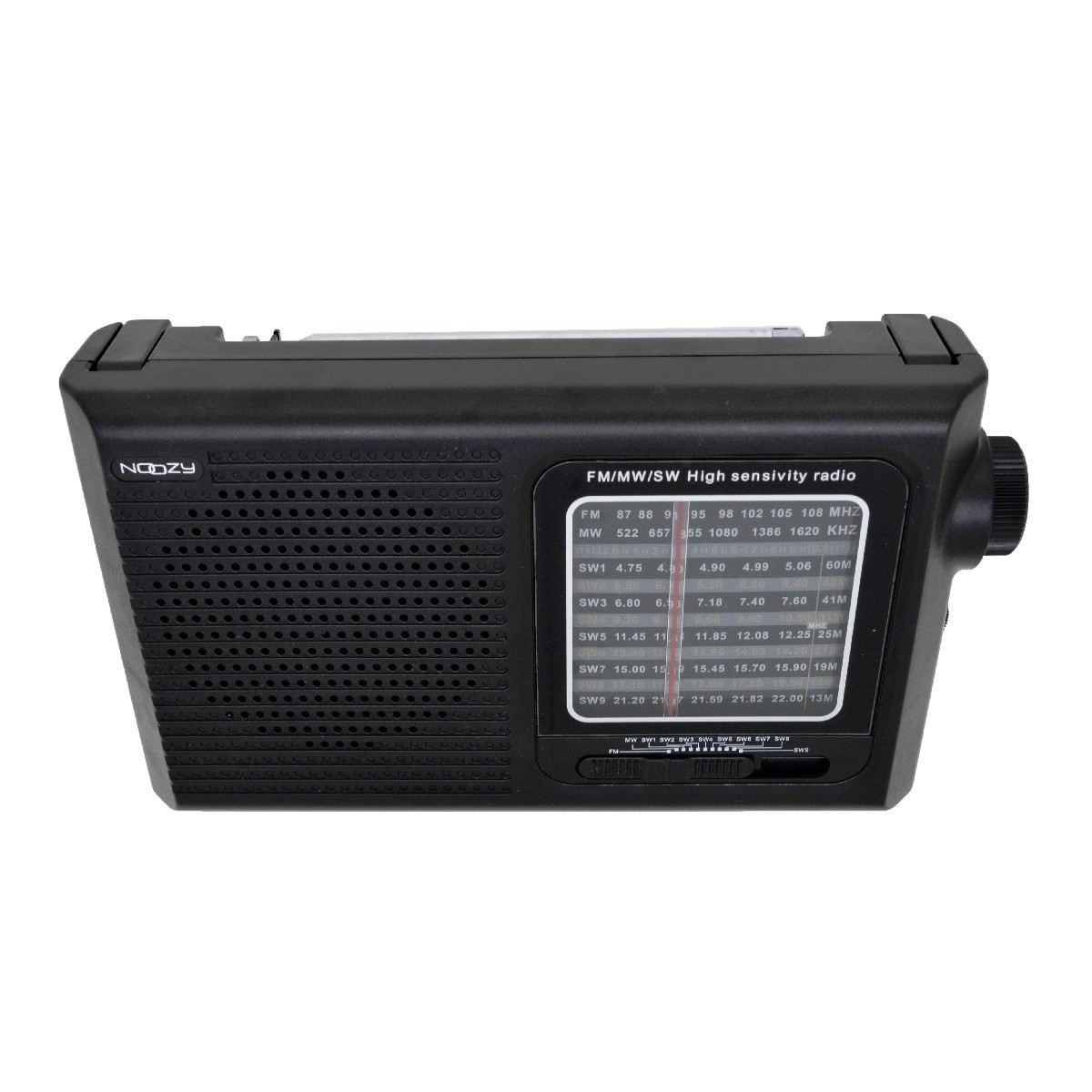 Portable FM Radio Noozy DRB01 FM/MW/SW with Power Supply and Battery - Image 4