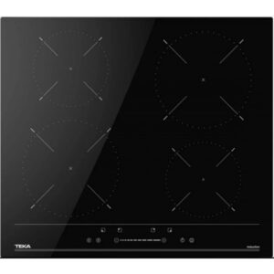 Built-in Induction Hob TEKA 4 Zones Mono Slider Control & Power Plus Function 60cm IBC 64100 S Black