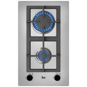 Built-in Stainless Steel Domino TEKA Gas Hob 2 Zones 30cm EFX 30.1 2G AI AL CIA Silver
