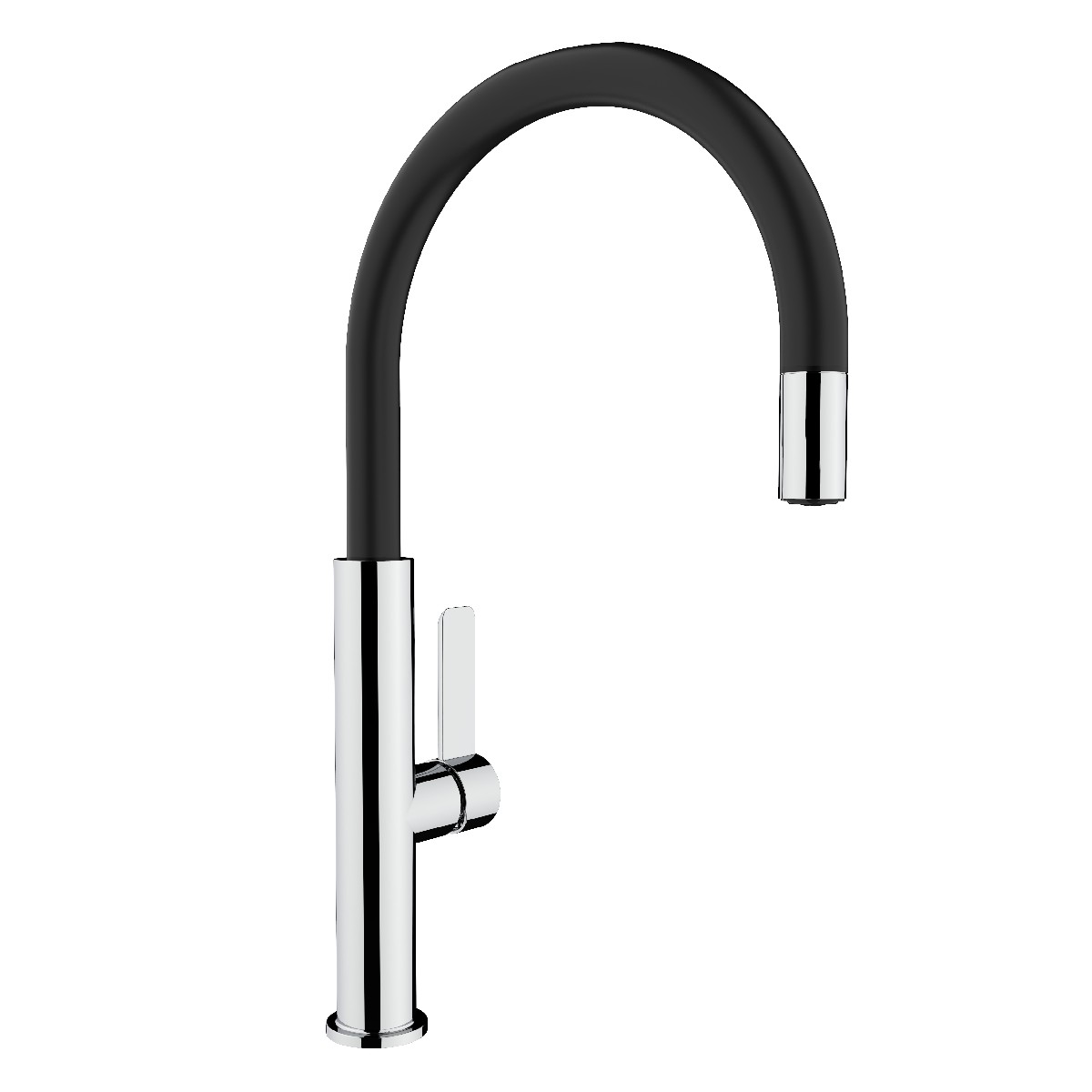 TEKA Stainless Steel Sink Faucet Rotating Easy-Quick FOT 995 3/8”-1/2”TOTAL Black Chrome - Image 2