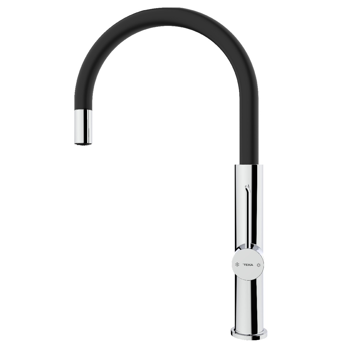 TEKA Stainless Steel Sink Faucet Rotating Easy-Quick FOT 995 3/8”-1/2”TOTAL Black Chrome - Image 4