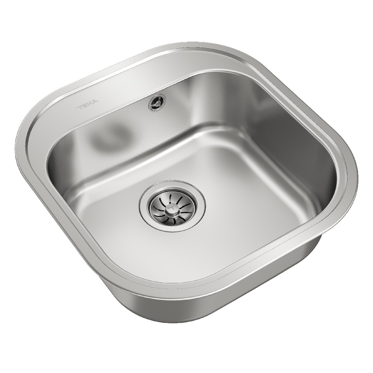 Stainless Steel Sink TEKA Single Bowl for Built-in Installation 46.5x48.5cm STYLO 1B TOTAL - Image 2