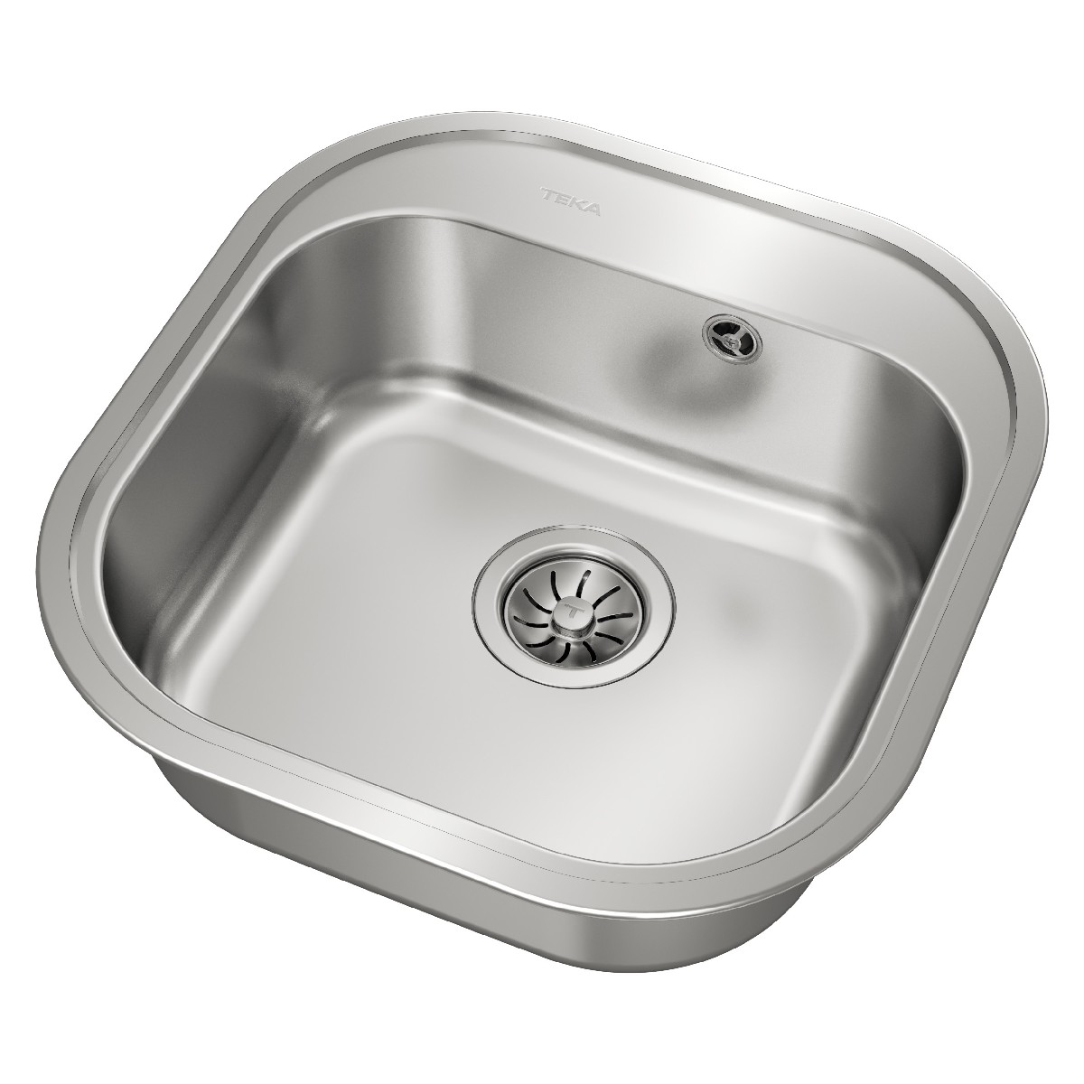 Stainless Steel Sink TEKA Single Bowl for Built-in Installation 46.5x48.5cm STYLO 1B TOTAL - Image 3