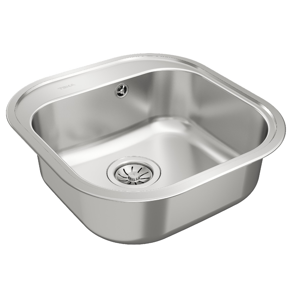 Stainless Steel Sink TEKA Single Bowl for Built-in Installation 46.5x48.5cm STYLO 1B TOTAL - Image 4