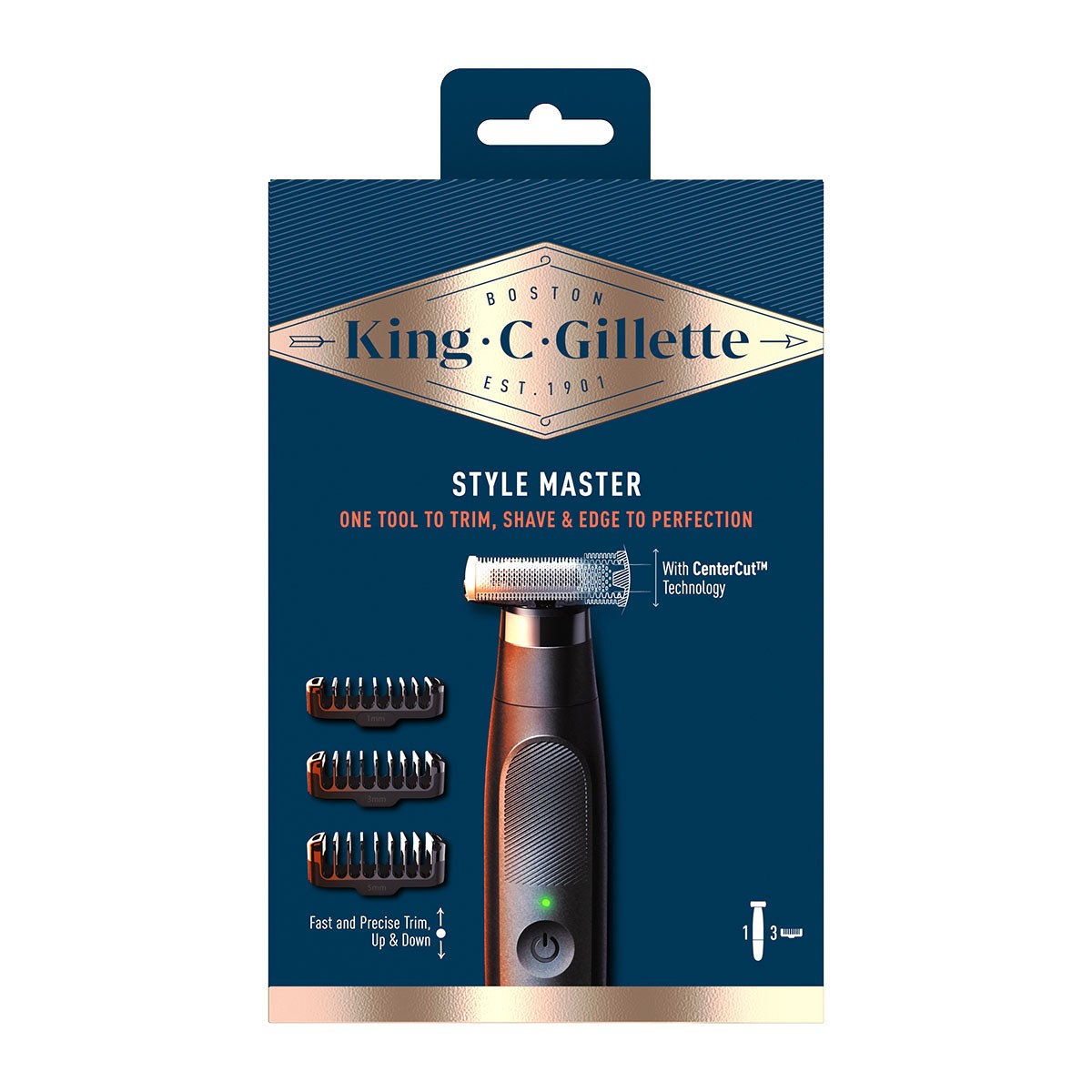 Rechargeable Shaver King C. Gillette Style Master - Image 2