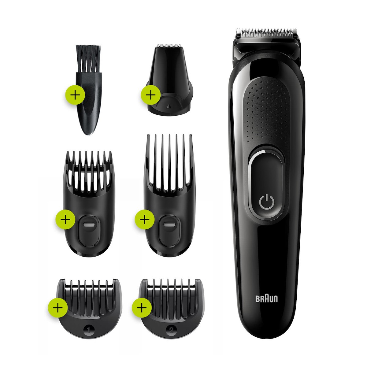 Rechargeable Beard and Hair Clipper Braun MGK3225 6 in 1