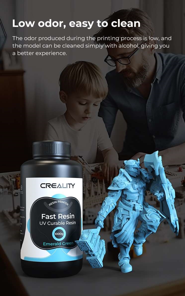 Creality Fast Resin UV Curable Resin Grey (Fast Printing 3302180005 gray) - Image 8