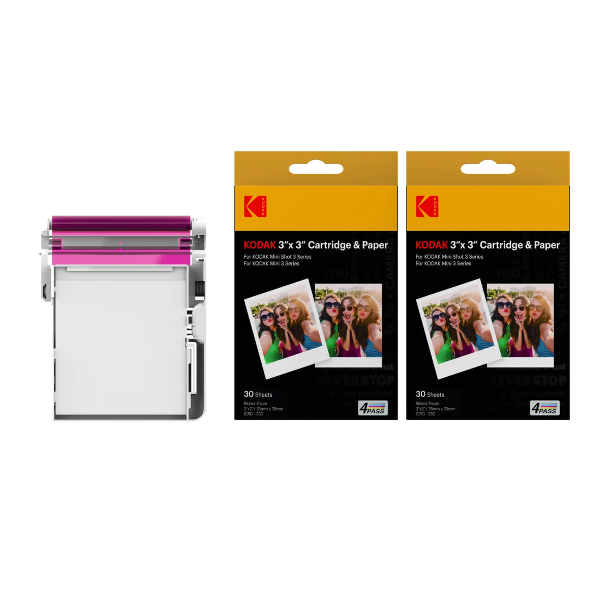 Kodak 30 Photo Cartridge for Mini Shot Combo Printers and Cameras C300/C300r (7.6 x 7.6cm) - Image 2