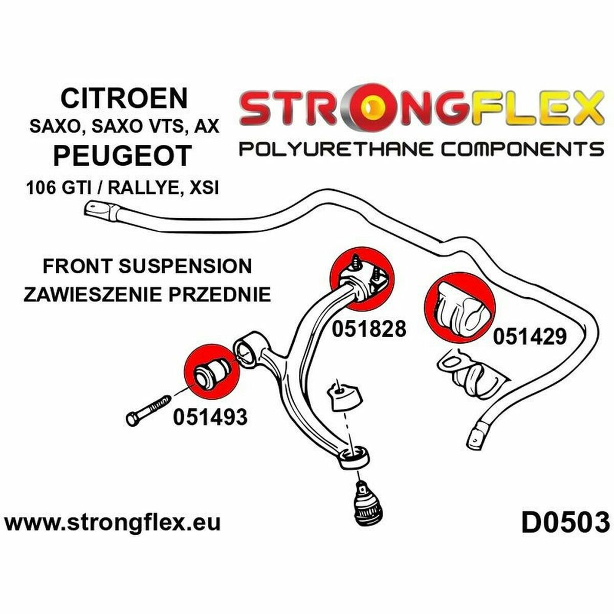 Silentblock Strongflex STF051493BX2 (2 pcs) - Image 2
