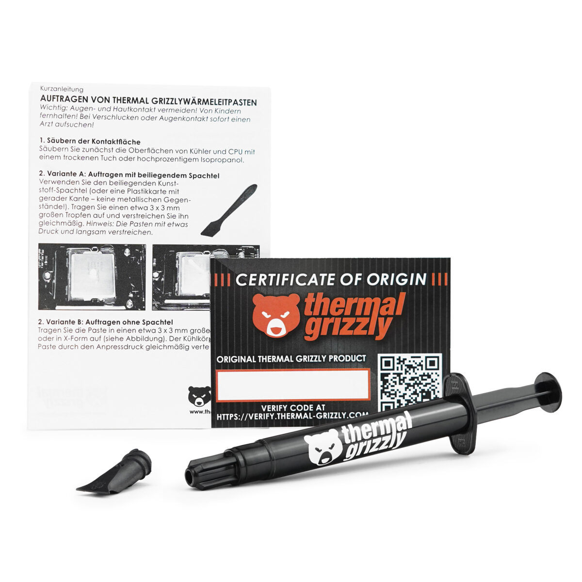 Thermal Grizzly TG Kryonaut - 5.5 g / 1.5 ml Extremely High Performance Thermal Paste for Overclock - Image 2