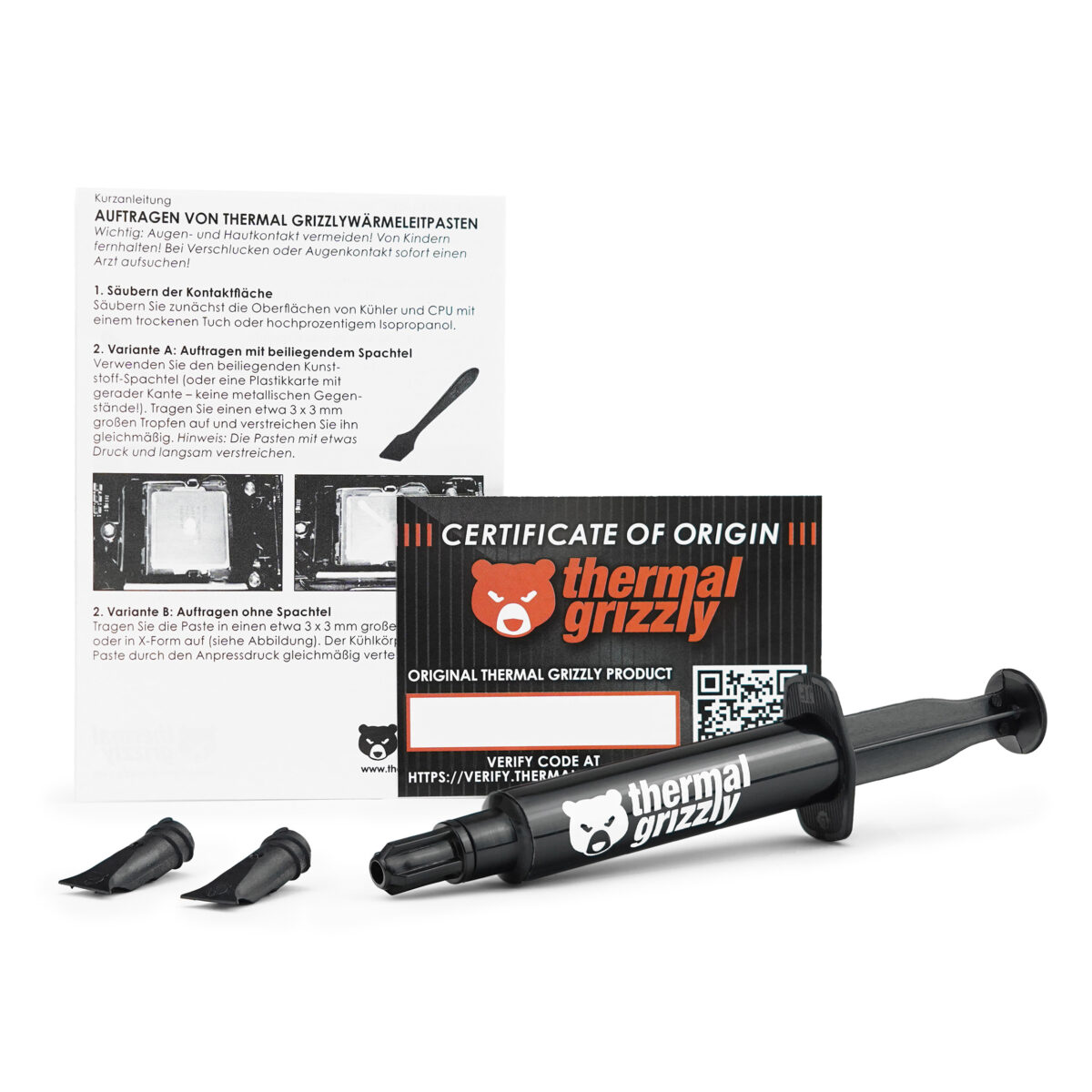 Thermal Grizzly TG Kryonaut - 11.1 g / 3 ml Extremely High Performance Thermal Paste for Overclocki - Image 6