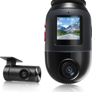 70mai Dash Cam 4K Omni 360° + Reaview Full View with Dual Sony STARVIS 2, AI 2.0 & 4G LTE (X800-2)