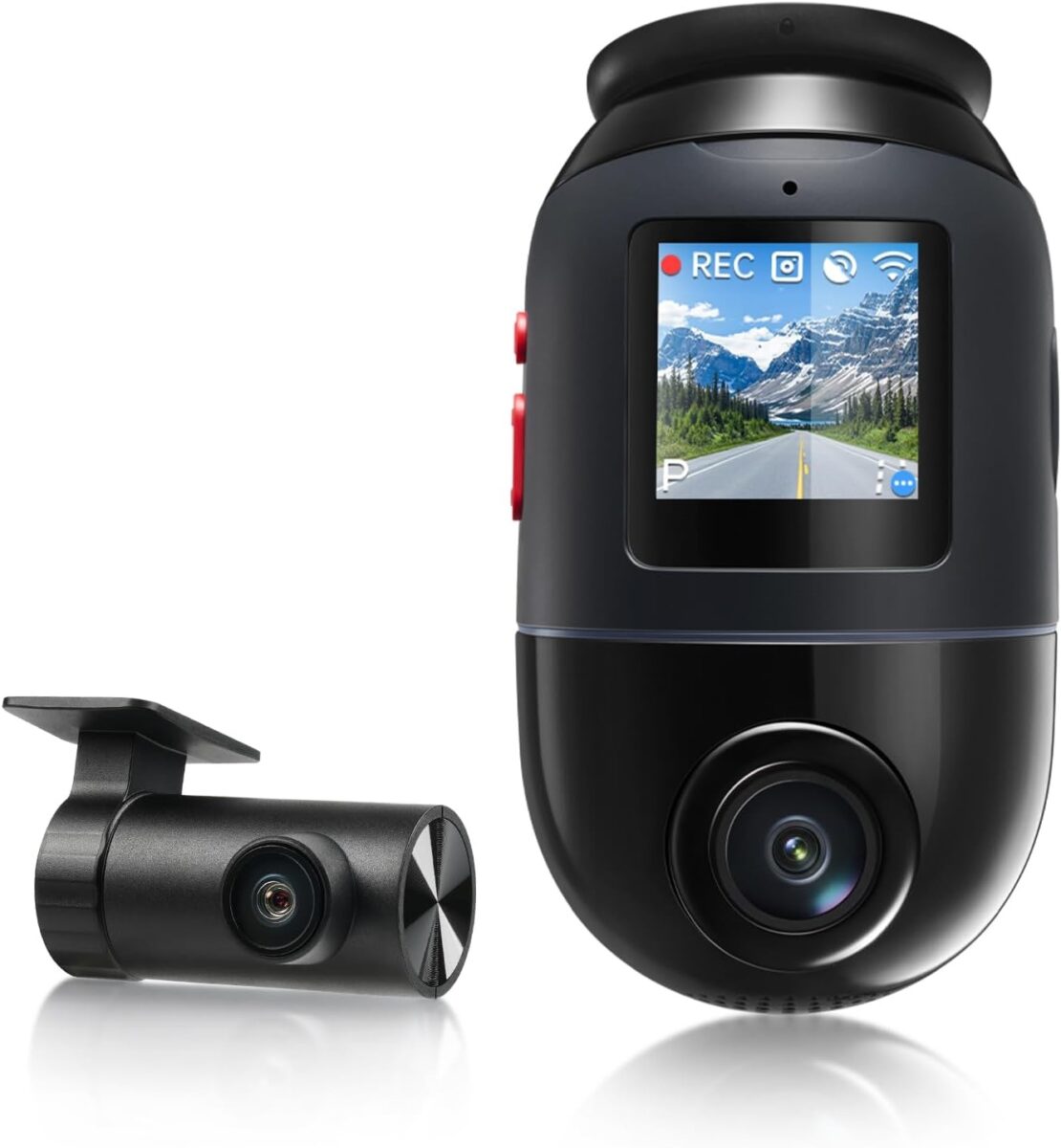 70mai Dash Cam 4K Omni 360° + Reaview Full View with Dual Sony STARVIS 2, AI 2.0 & 4G LTE (X800-2)
