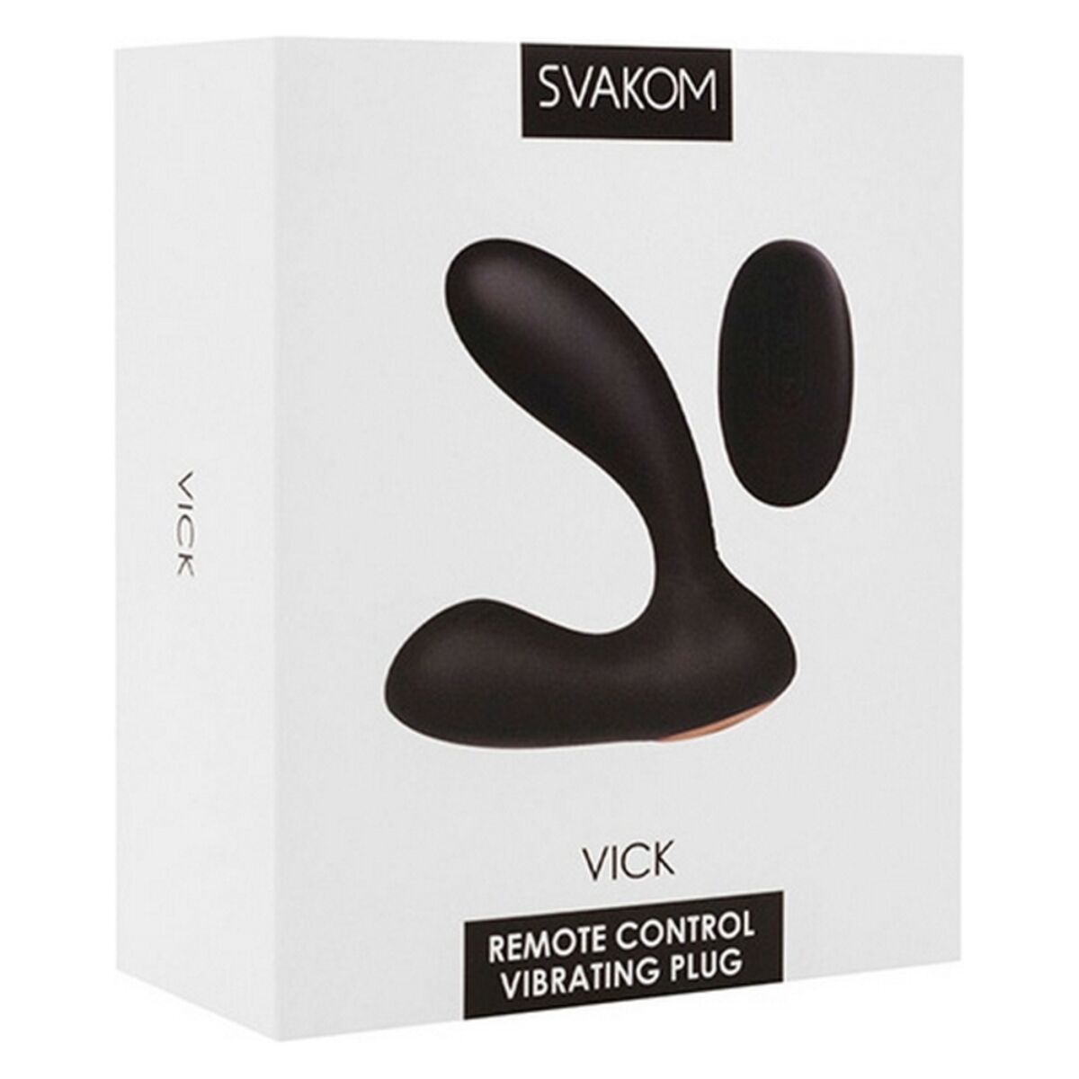 Συσκευή δόνησης για Μασάζ Προστάτη Vick Powerful Plug Noir Svakom - Image 2