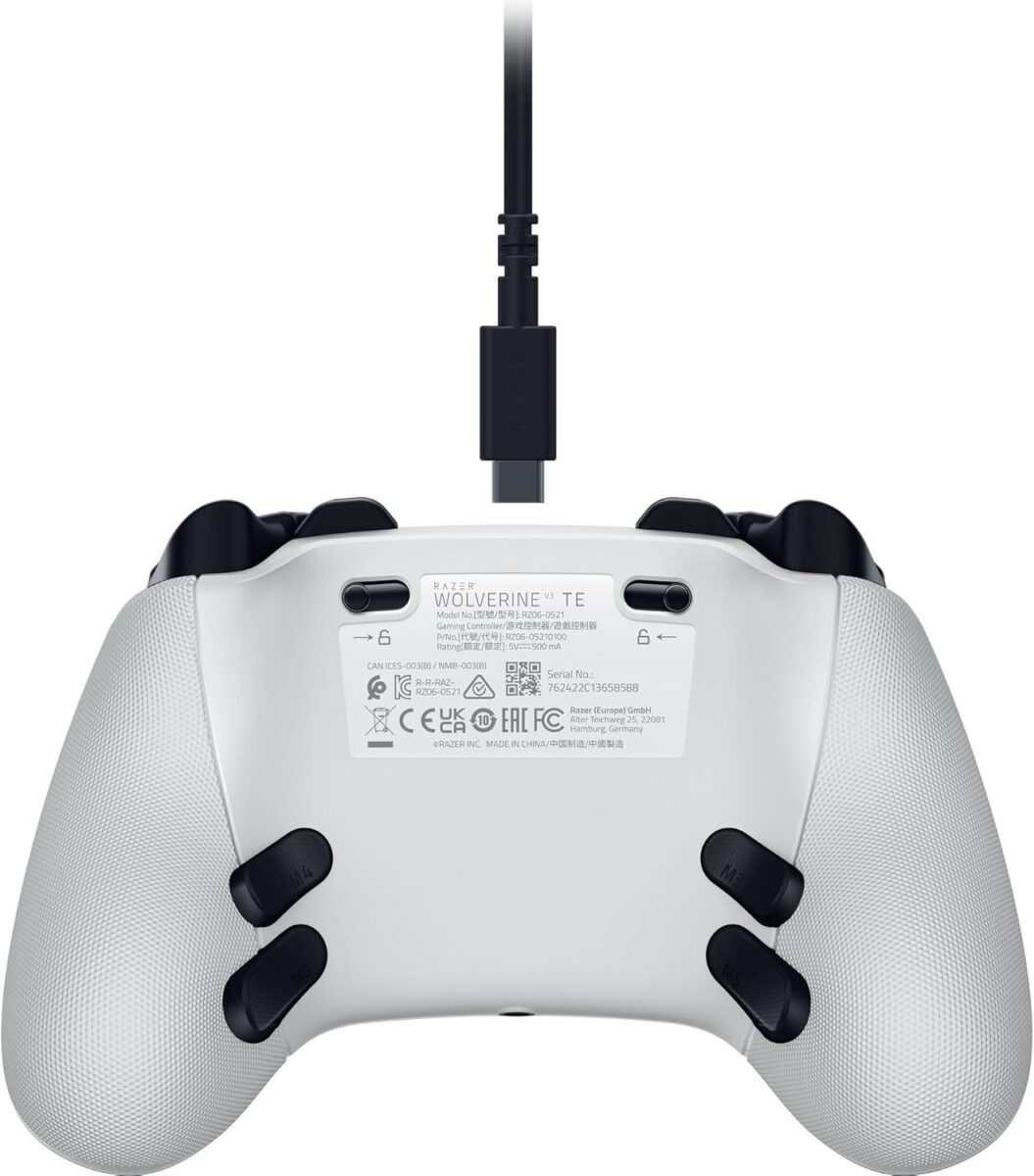 Razer WOLVERINE V3 TOURNAMENT Ed - WHITE - Gaming Controller - XBOX X/S/PC - 6 Remap Buttons - Image 3