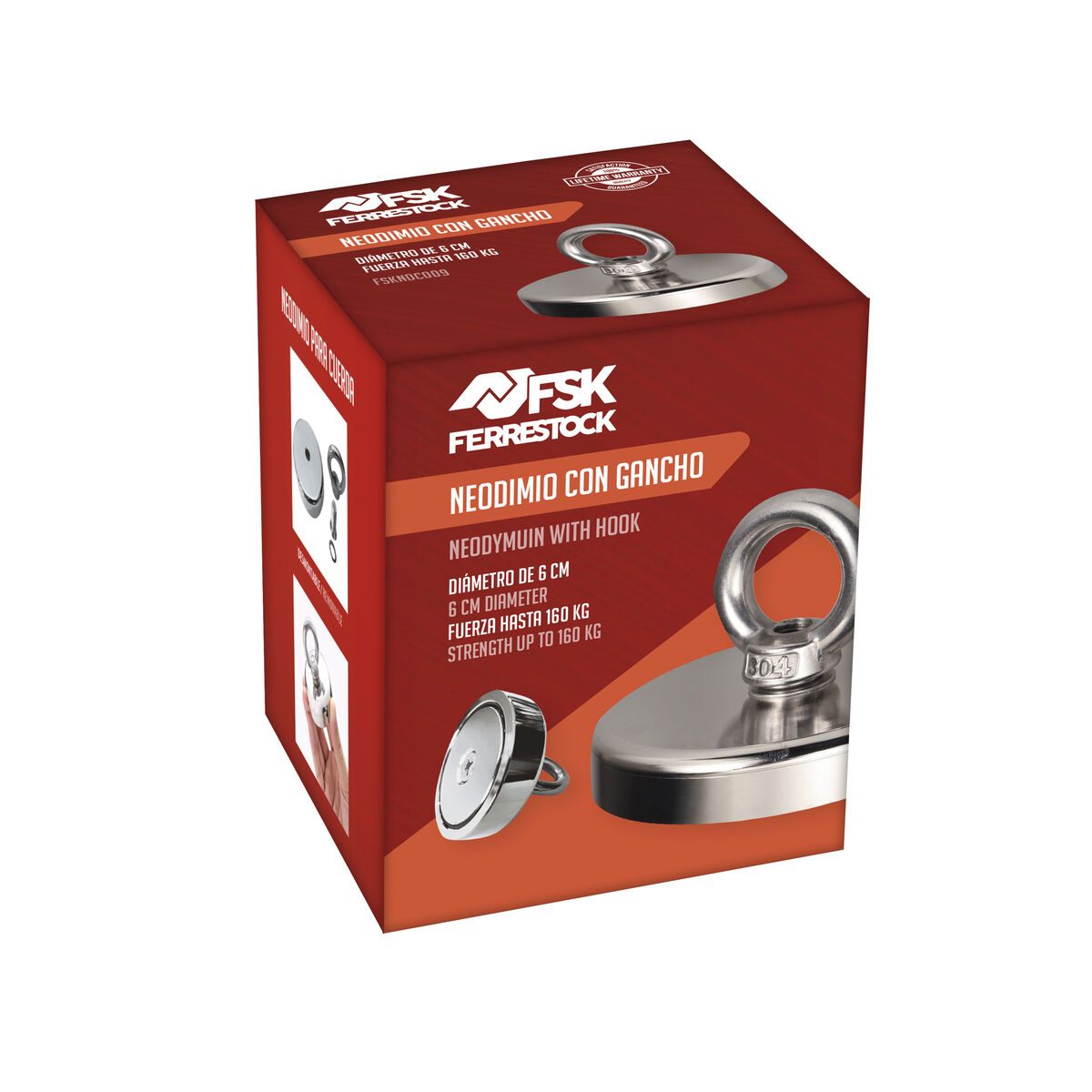Μαγνήτης Ferrestock Ø 6 cm - Image 2