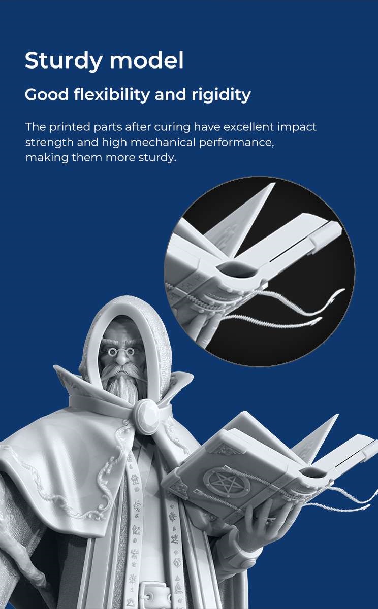 Creality LCD 8K High Precision UV Curable Resin - Blue (3302190002) - Image 7