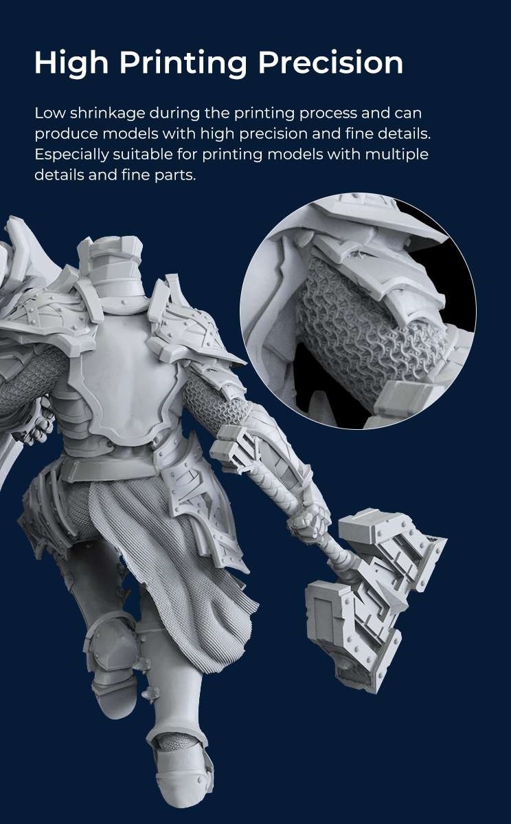 Creality LCD 8K High Precision UV Curable Resin - Orange (3302190005) - Image 5