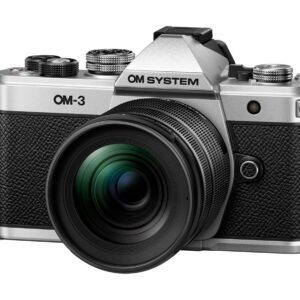 Olympus OM-System OM-3 kit silver, M.Zuiko Digital ED 12-45mm F4.0 PRO incl. Lens hood & Wrapping c