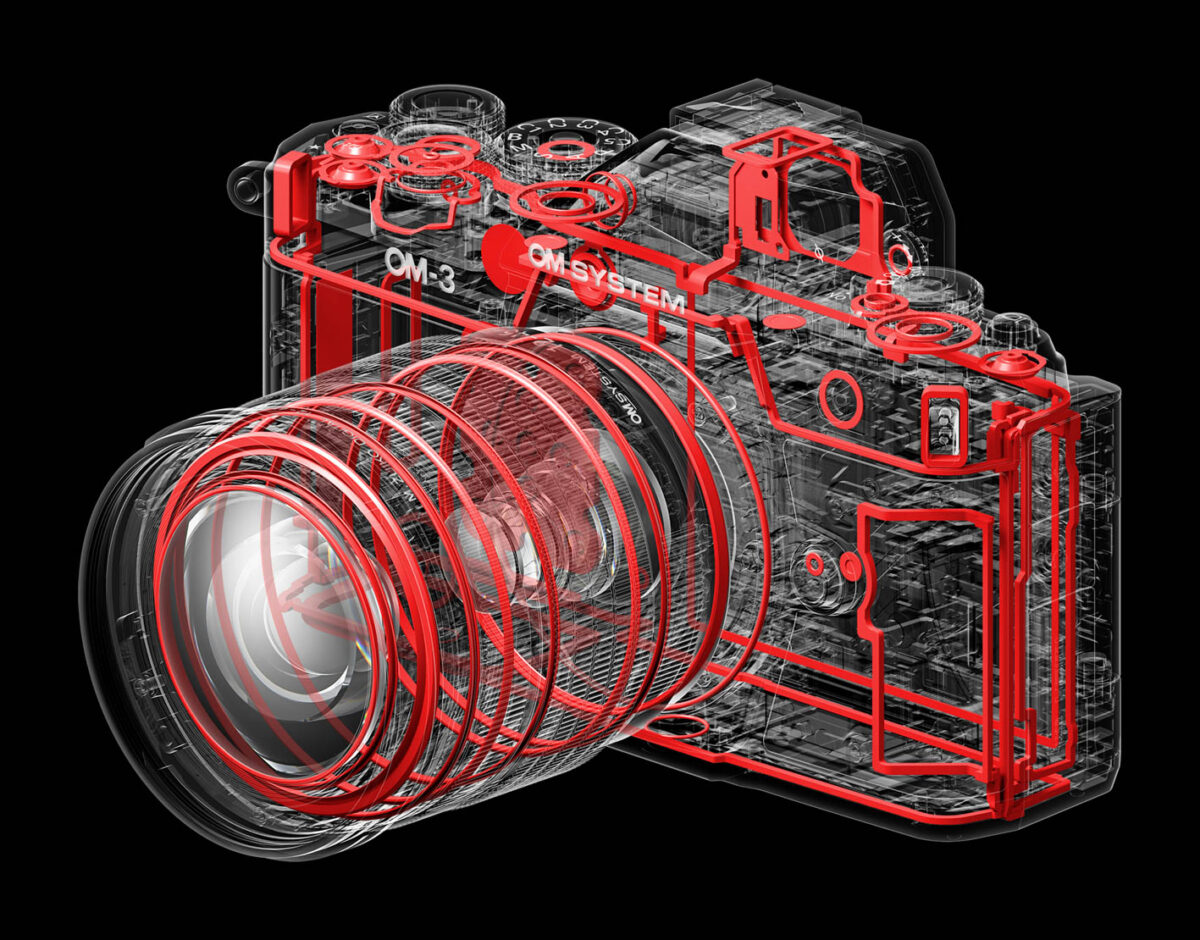 Olympus OM-System OM-3 kit silver, M.Zuiko Digital ED 12-45mm F4.0 PRO incl. Lens hood & Wrapping c - Image 2