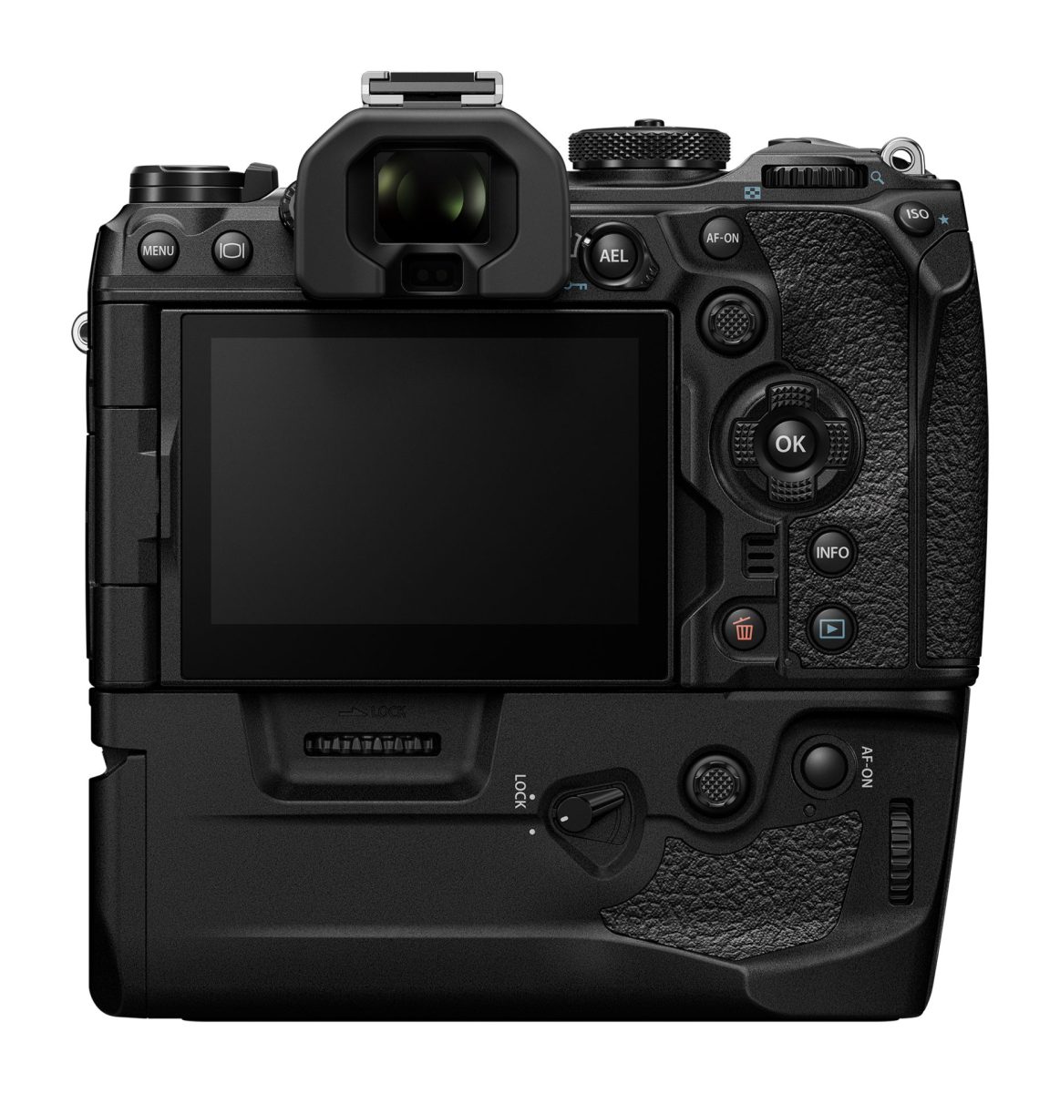 Olympus HLD-10 Power Battery Holder Grip for OM-1 (BLX-1 battery). - Image 4