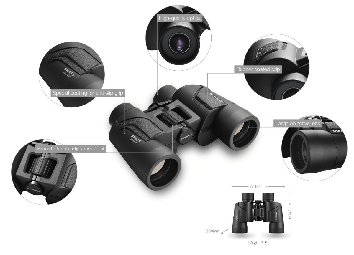Olympus Binoculars 8x40 S incl. Case & Strap - Image 3