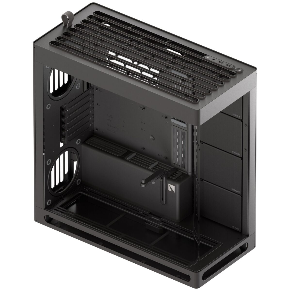 HAVN HS 420 black Premium Midi Tower Case - without vertical GPU support - Image 3