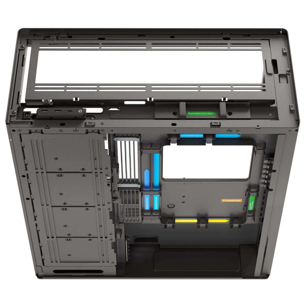 HAVN HS 420 black Premium Midi Tower Case - without vertical GPU support - Image 6