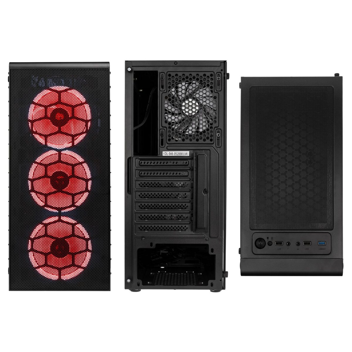 Kolink Observatory Lite Mesh RGB Mid-Tower - Tempered Glass - Black - Image 10