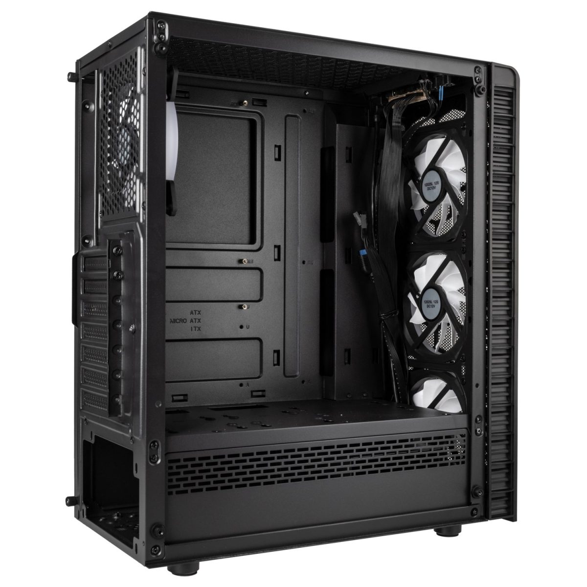 Kolink Observatory Lite Mesh RGB Mid-Tower - Tempered Glass - Black - Image 6
