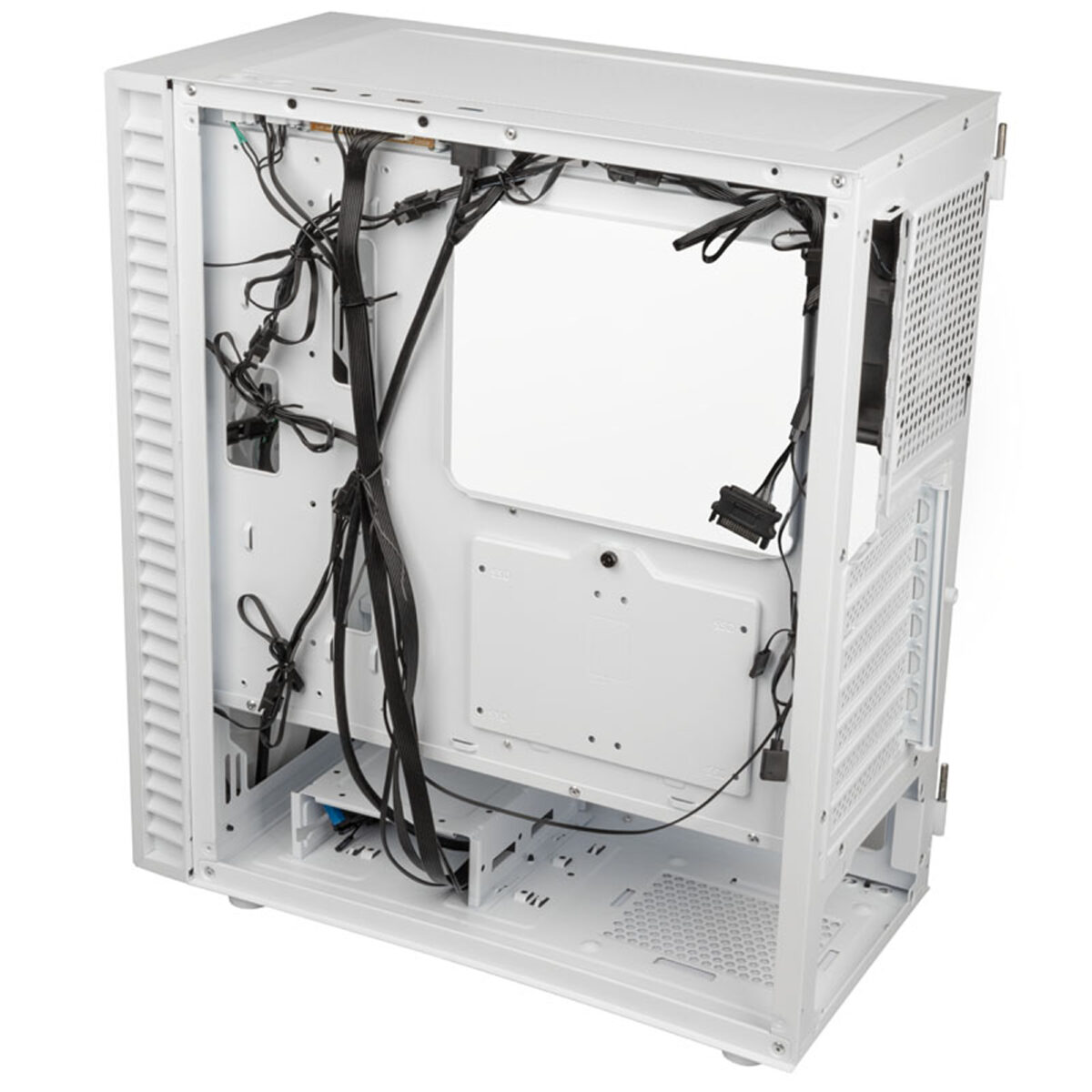 Kolink Observatory HF Glass ARGB Midi Tower Case - White (with 6 ARGB fans - 3x140mm & 3x120mm ) - Image 8