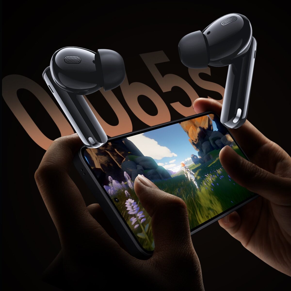 Haylou W1 ANC Blue-Black Bluetooth TWS In-Ear Gaming Earbuds 45db 3mic Active Noise Cancel 35h BT5.3 - Image 5