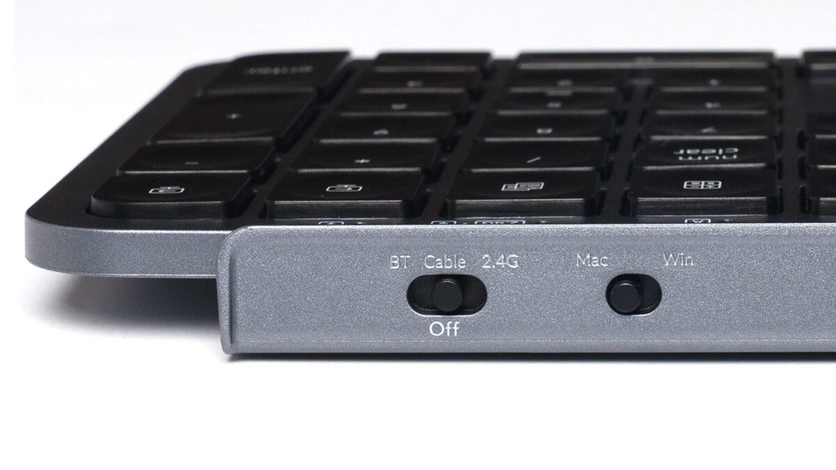 Keychron B1 Pro (B1P-K1) Ultraslim Mini Wireless BT Keyboard ZMK Online customize Gray 75% US Lay - Image 3