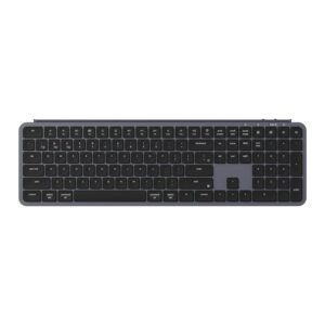 Keychron B6 Pro (B6P-K1) Ultraslim Wireless BT Keyboard ZMK Online customization - Gray 100% US Lay