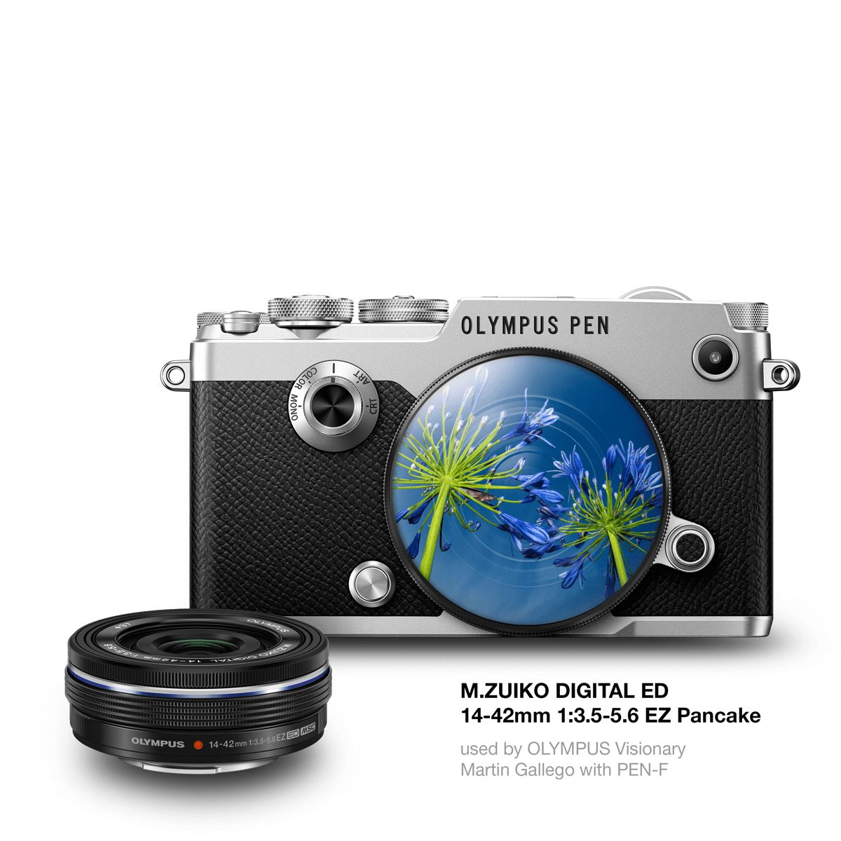 Olympus 14-42mm 1:3.5-5.6 EZ BLACK M.ZUIKO DIGITAL (EZ-M1442EZ) Lense Micro FT - Image 3