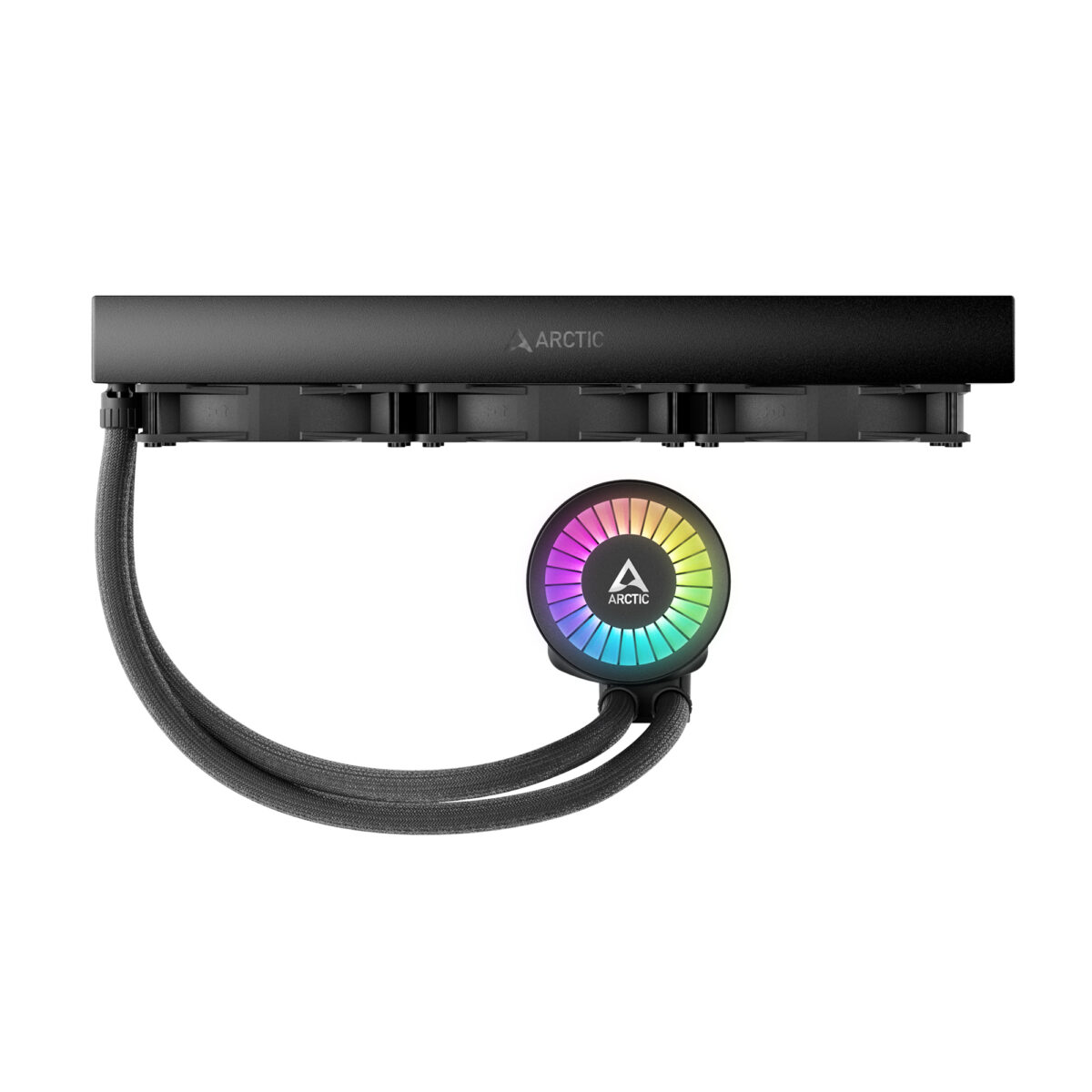 Arctic Liquid Freezer III 360mm A-RGB Black AIO CPU Water Cooler 3x P12 PWM PST A-RGB fan - Image 3