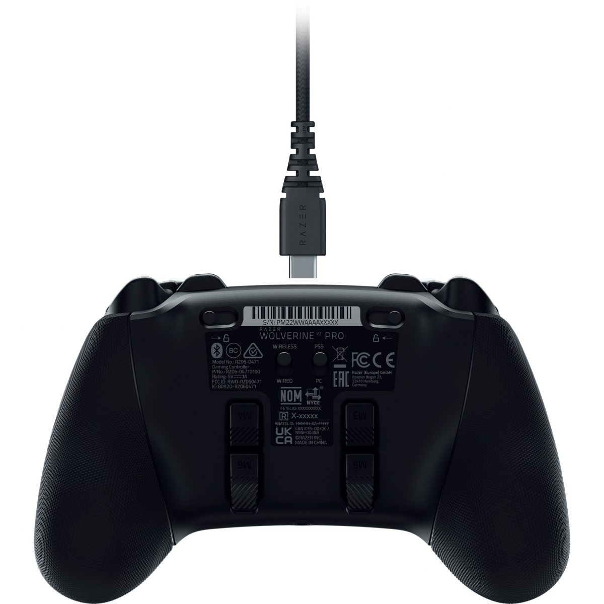 Razer WOLVERINE V2 PRO Black - Wireless Gaming Controller - Mecha-Tactile Buttons - RGB - PS5/PC - Image 6