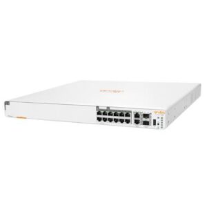 HPE Aruba Instant On 1960 8p 1G Class 4 4p SR1G/2.5G Class 6 PoE 2p 10GBASE-T 2p SFP+ 480W Managed Gigabit Ethernet (10/100/1000) Power over Ethernet (PoE) 1U
