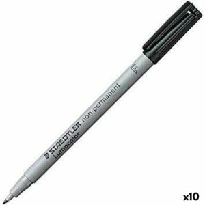 Μαρκαδόρος Staedtler Lumocolor 316F  Μαύρο (x10)