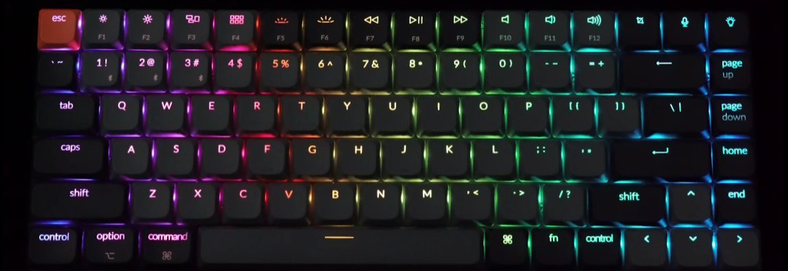 Keychron K3 V3 (K3X-B1) QMK Wireless Mechanical Keyboard Red Switch RGB 75% US Layout - Image 8