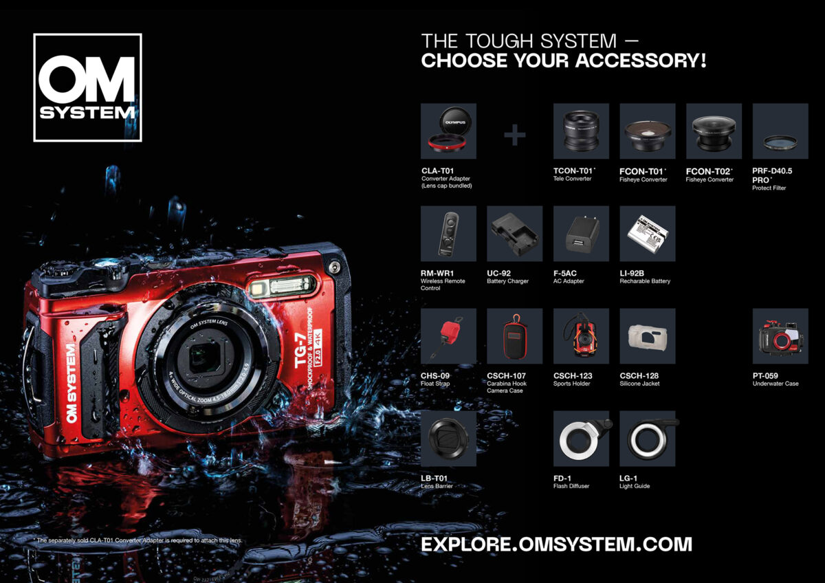 Olympus OM-System TG-7 Red Tough Camera Underwater - Image 2