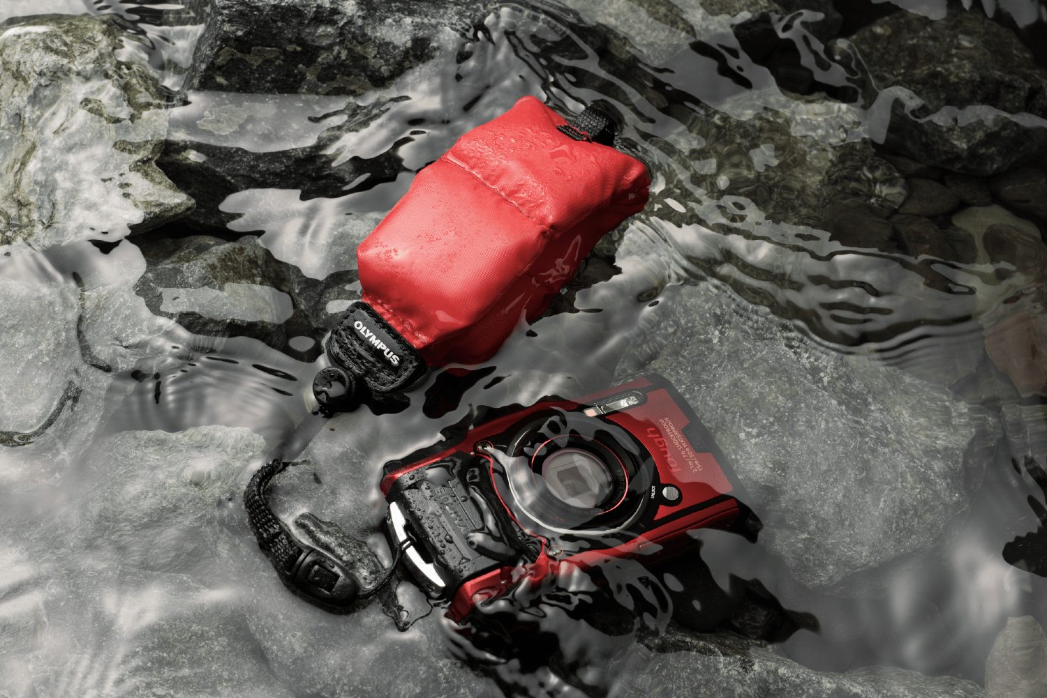 Olympus CHS-09 Floating Handstrap (red) for Tough series - Image 2